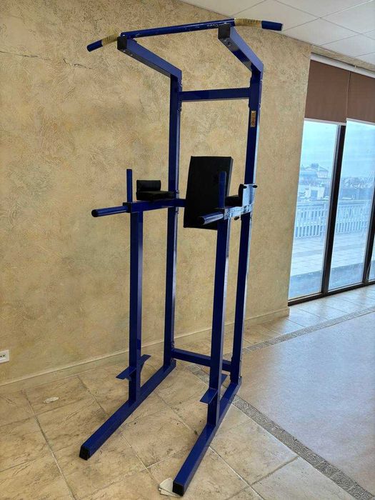 Силовий тренажер підлоговий 3в1 турнік бруси прес