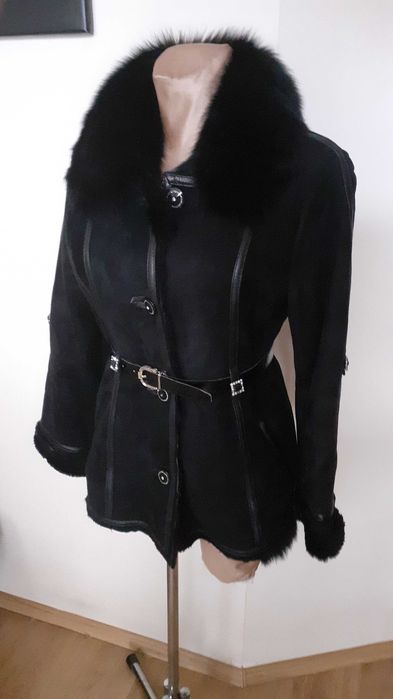 Kurtka kożuch naturalny