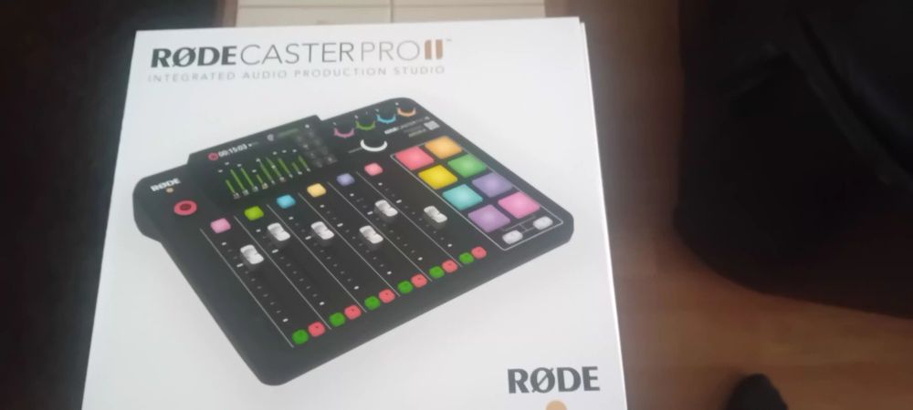 Rodecaster PRO II.  Studio integra  audio podcast poroduction