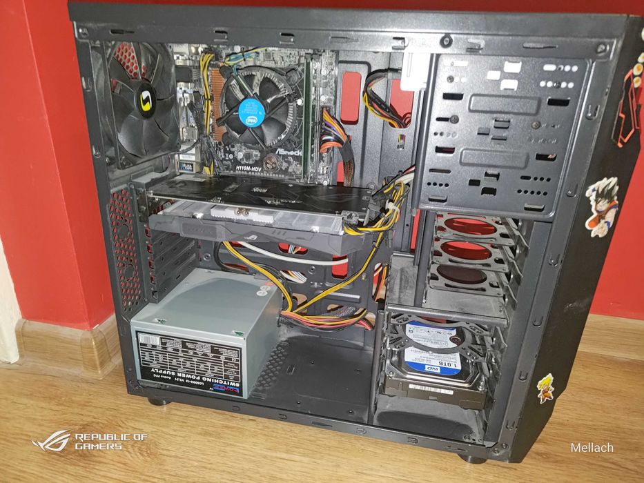 Intel i5-7400,RAM-16 GB,HDD-TB,DVD,ASRock H11OM-HDV,GeForce GTX 1050TI