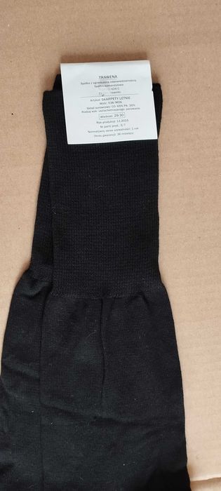 Skarpety letnie Travena 538/MON rozmiar 29-30 (45-47), czarne