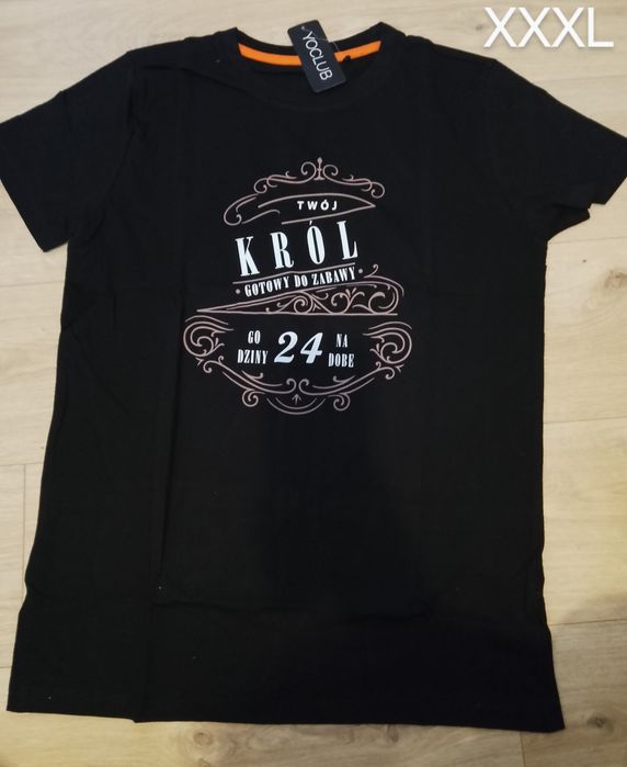 T-shirt męski - rozmiar XXXL