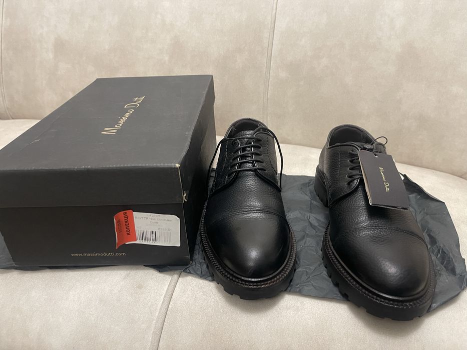 Чоловічі туфлі Massimo dutti з тракторною підошвою