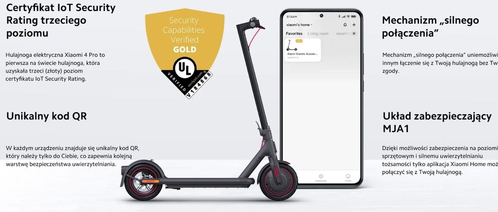 Hulajnoga elektryczna Xiaomi 4 Pro nowa karton