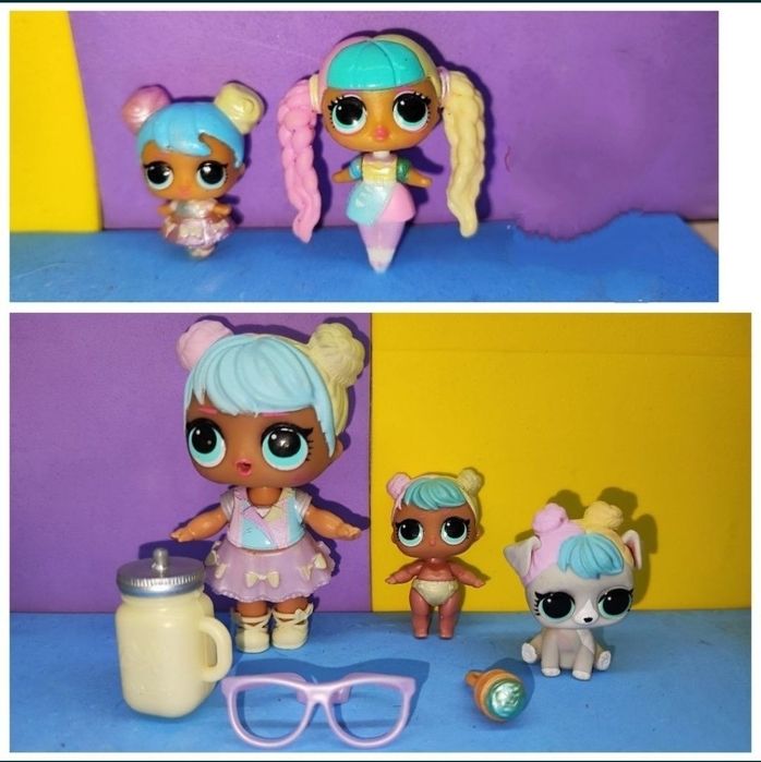 Не играные! Оригинал! Семья Лол Бон Бон и мини Лол Китти Lol.