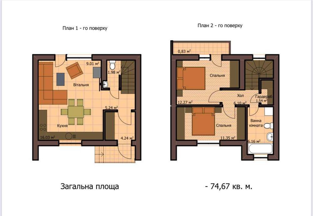 Вигода! Продаж таунхаусів БЕЗ КОМІСІЇ в Рудно по вулиці Лесі Українки!