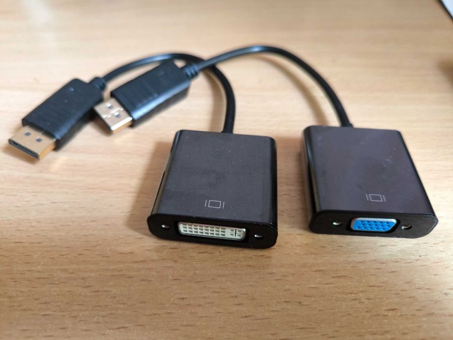 Конвертер адаптер DP DisplayPort to DVI VGA