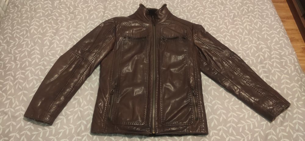 Шкіряна дублянка Pierro Lucci 48