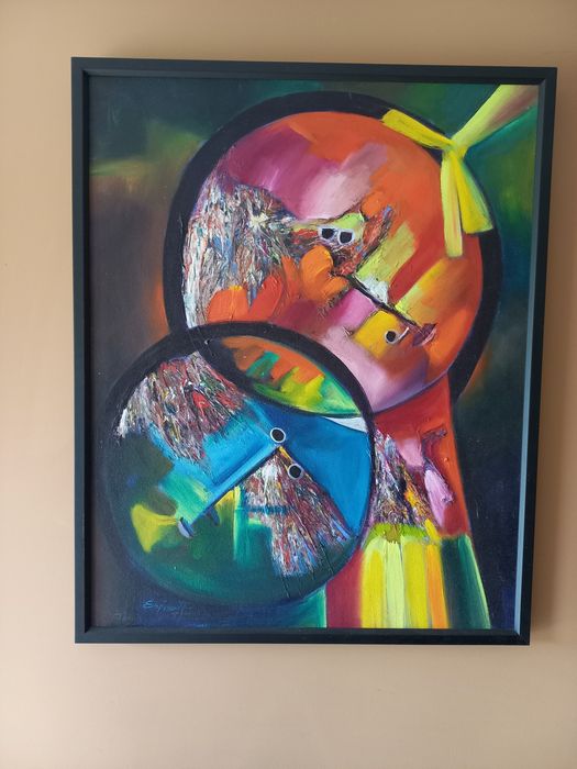 Conjunto de quadros de pintura64584744578178124