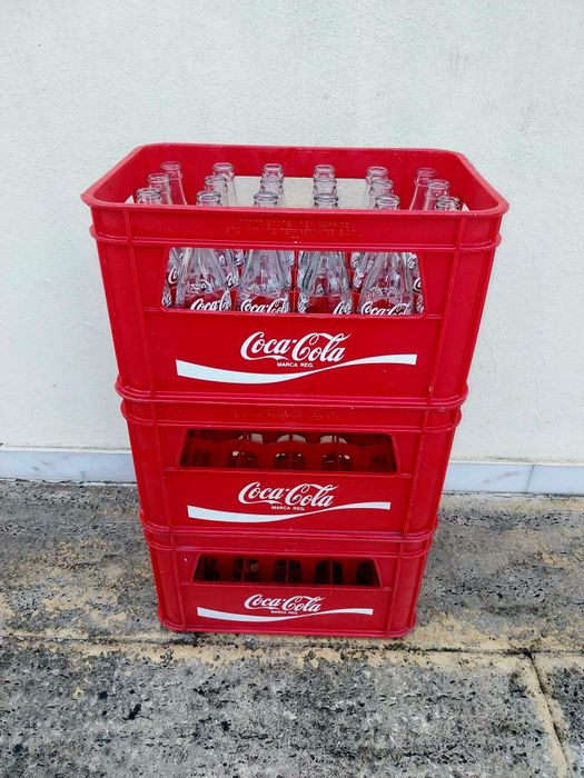 Grades e Garrafas Coca-Cola - Anos 80