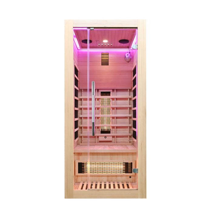 Sauna domowa sucha Infrared +panele solne GN-EA1R 90x90x200cm