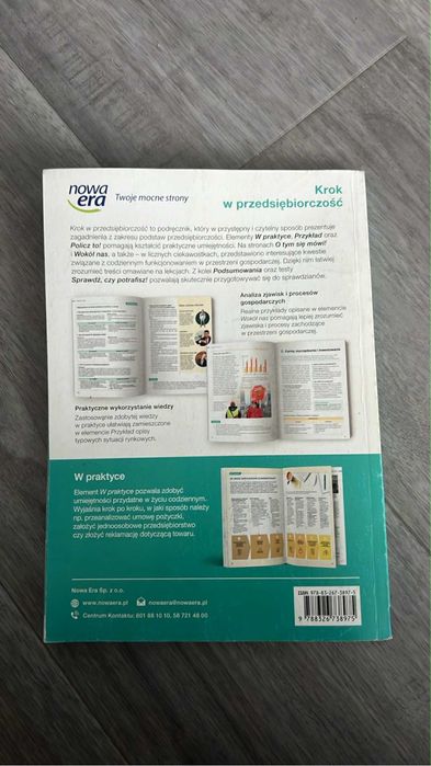 Krok w przedsiebiorczosc podrecznik do liceum