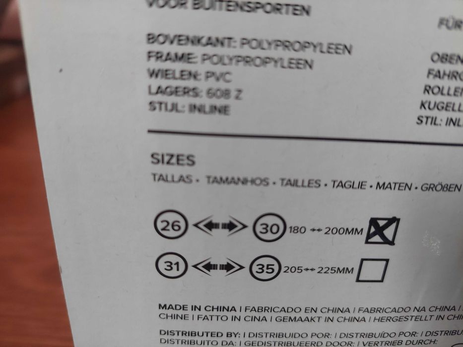 Patins em linha criança