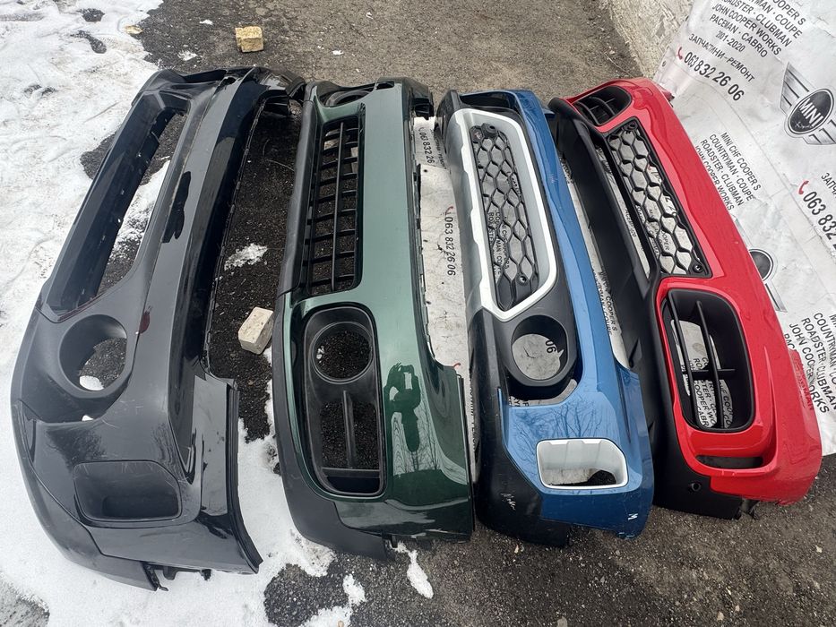 Бампер до міні купер Ф60. Бампер на mini cooper F60, F60 LCI.Наявність