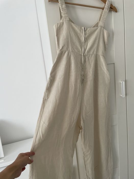 Lniany kombinezon XS Zara