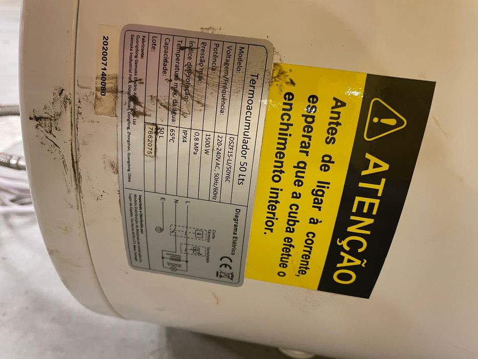 Termo acumulador GEMAKE 50LTS