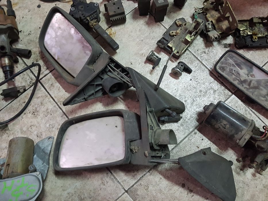 Renault Super 5 espelho retrovisor distribuidor farolim botao manete