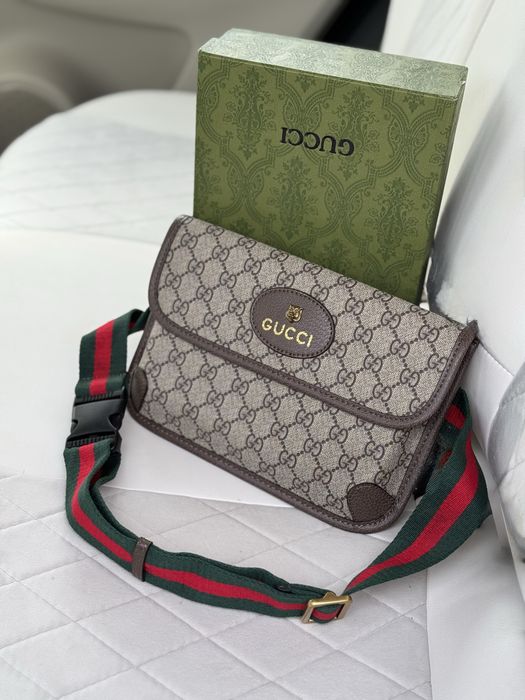 Мужская чоловіча сумка бананка барсетка Gucci Гучі