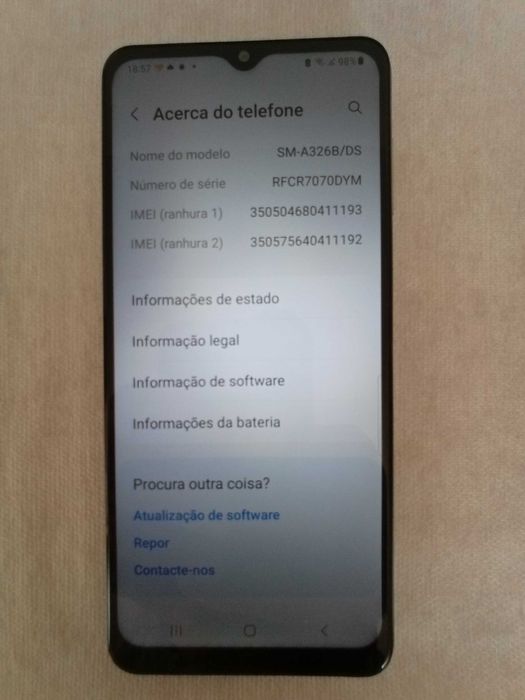 SAMSUNG A32 5G 128gb Dual SIM White