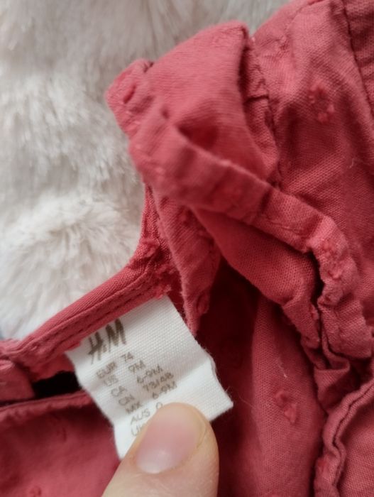 Sukienka H&M r. 74 z kamizelką