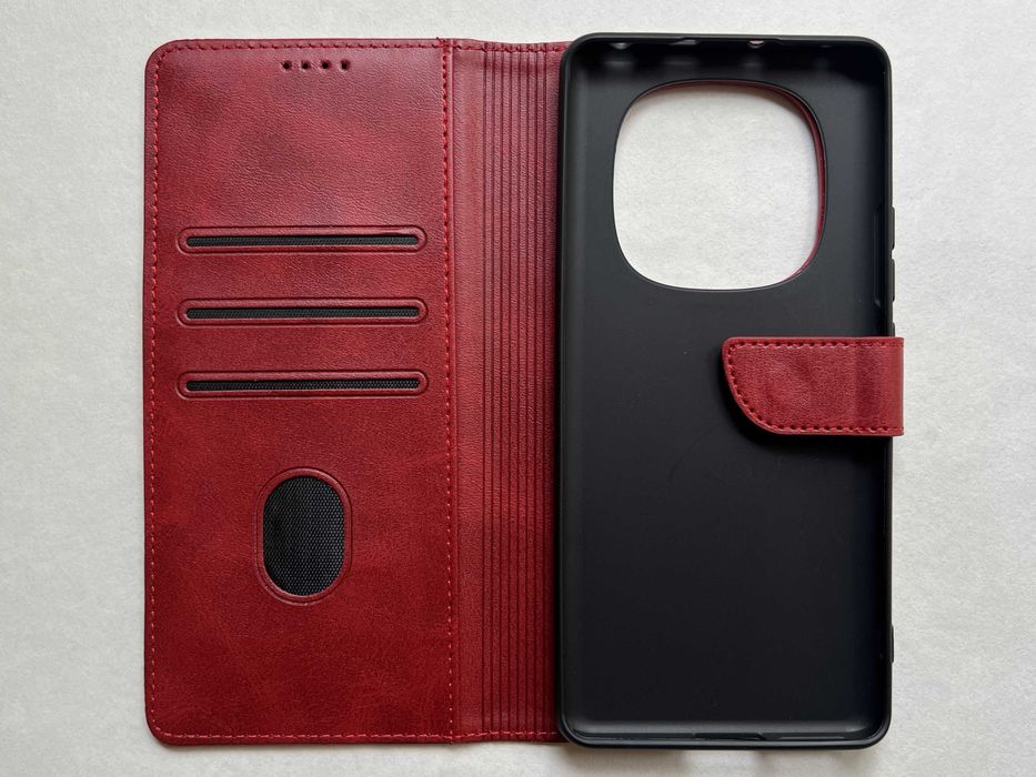 Redmi Note 14 Pro 4G чохол книжка Wave Fold Case Red червоний чехол