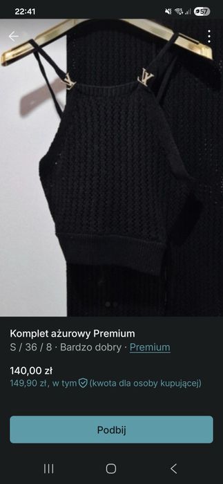 Komplet Louis Vuitton