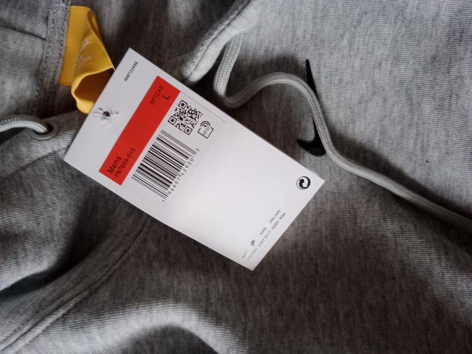 Szara bluza Nike nocta