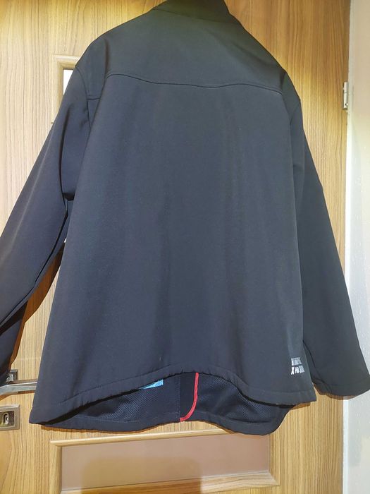 kurtka czarna soft shell 4XL