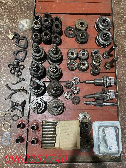 Шестерні коробки, вали, прокладки Газ 53, Газ 3307, Газ 52, Паз