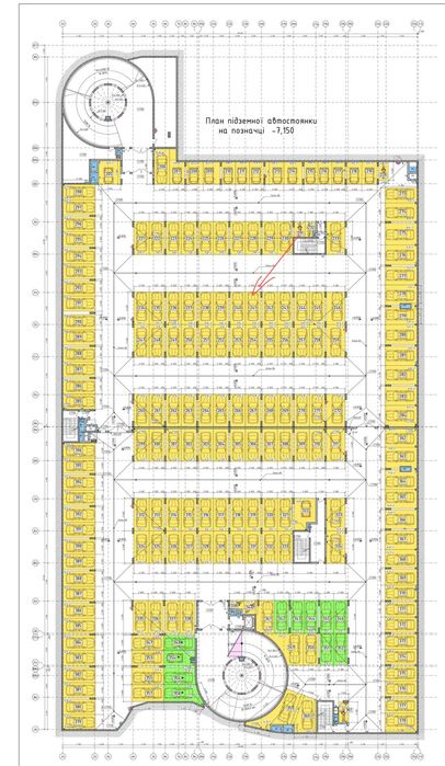 Паркомісце в підземному паркінгу ЖК OKLAND