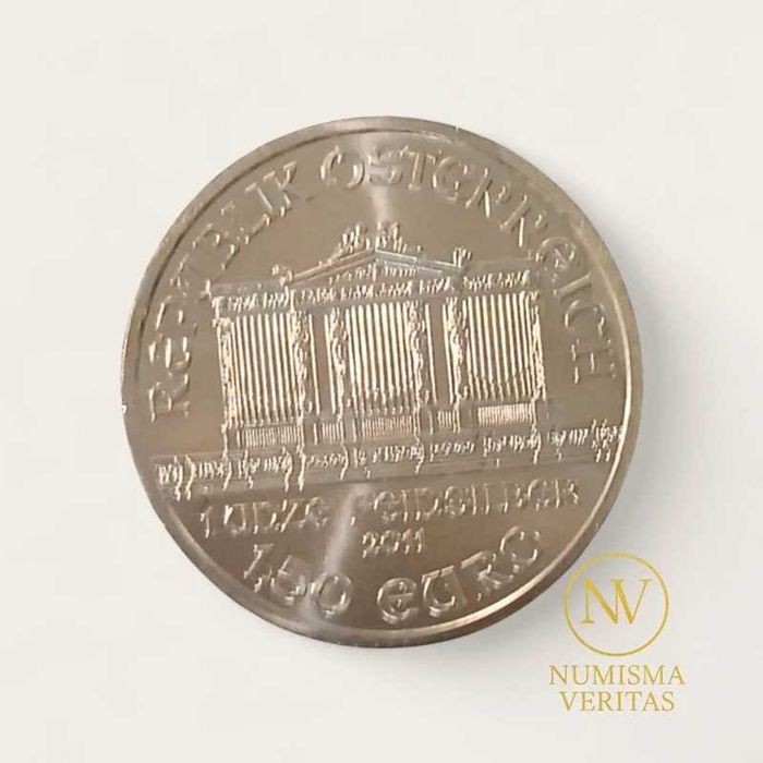 Moeda Filarmónica de Viena Prata 1 OZ .999