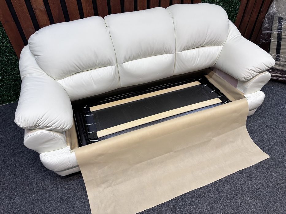 Новий шкіряний розкладний диван Бельгія , кожаный новый