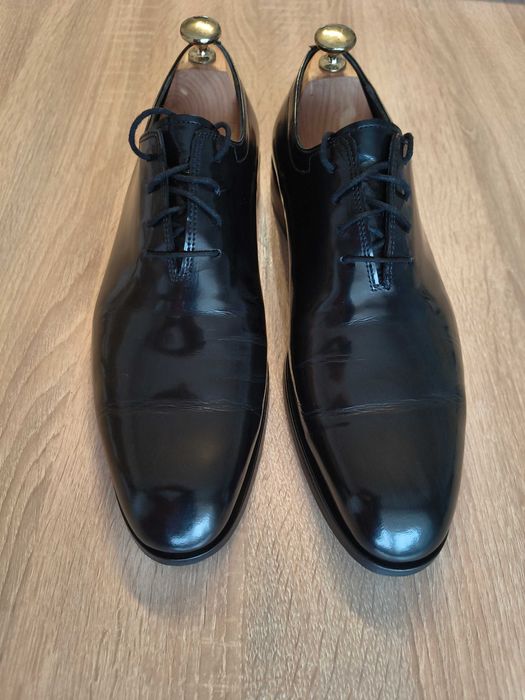 Pantofle wizytowe Santoni czarne 41