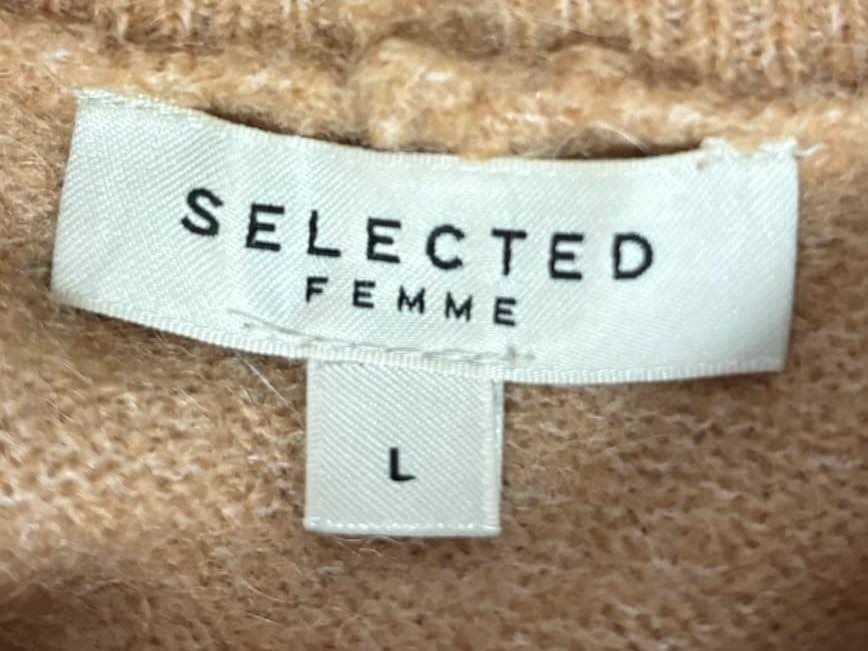 Selected Femme golf sweter damski L wełna alpaka
43%wełna 
30%alpaka