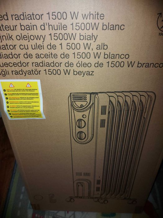 Grzejnik olejowy 1500W