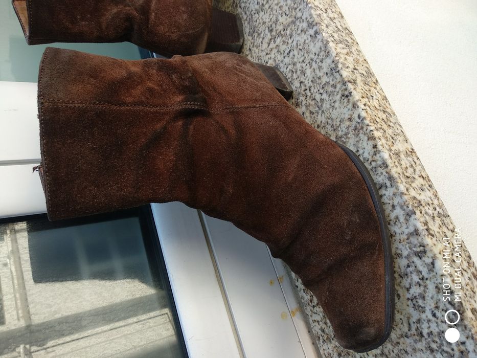 Botas senhora em pele