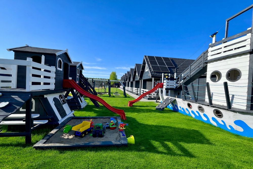 Domki nad morzem dla rodzin z dziećmi Wicie blisko plaży blisko  morza