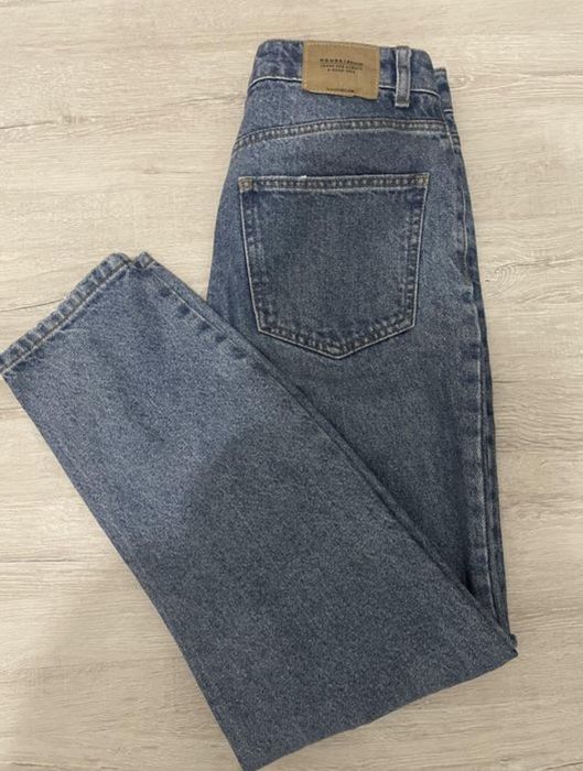 Джинсы мом для девочки подростка р.32
