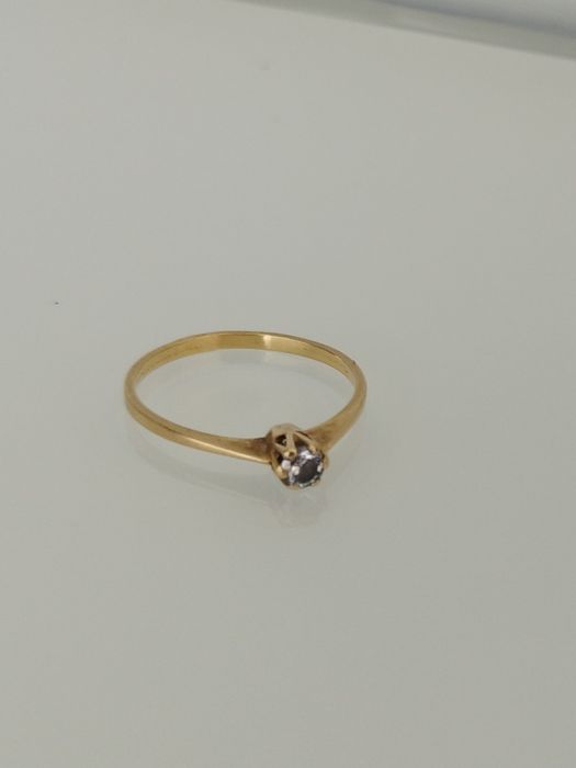 Anel em ouro de 19,2kt