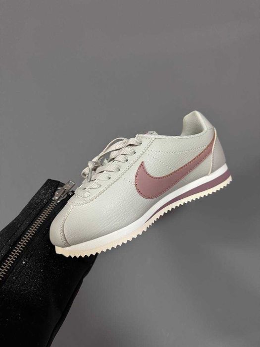 Кросівки Nike Cortez Shadow White Powder premium
