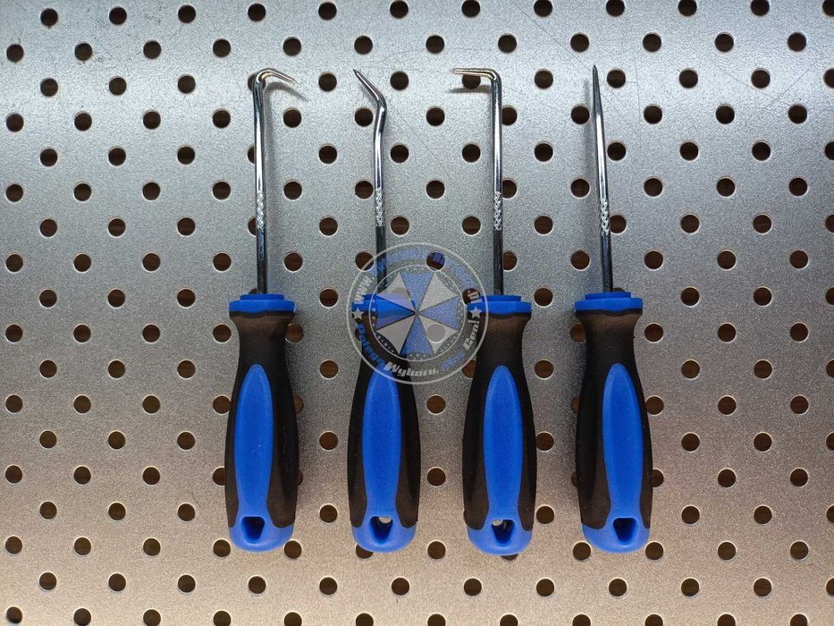 Śrubokręty haczykowe, haczyki do oringów uszczelek 9-elementów