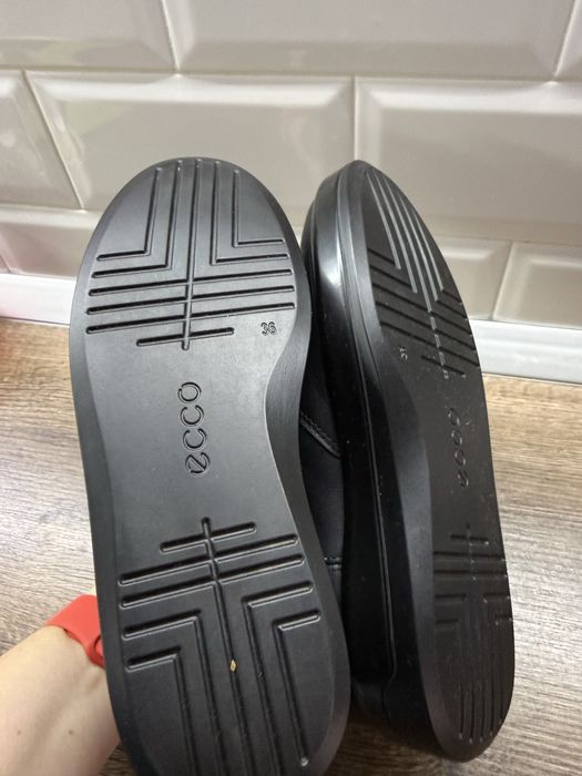 Шкіряні чобити ecco