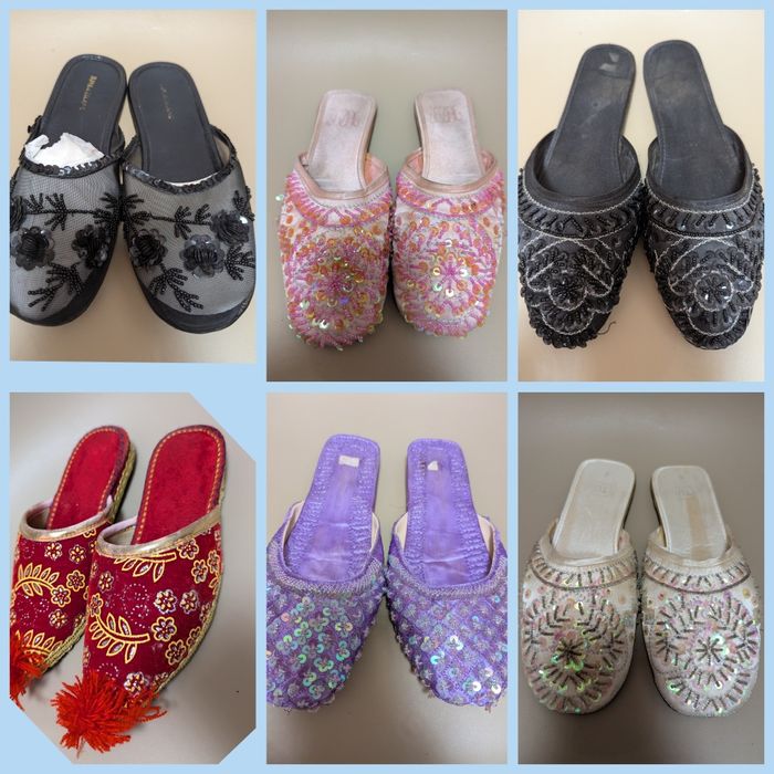 Восточные тапки мюли