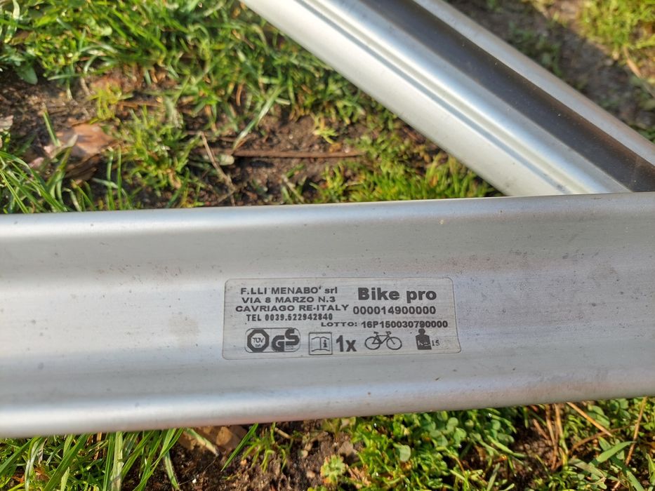 Bagażnik rowerowy Bike pro dachowy z belkami na dwa rowery