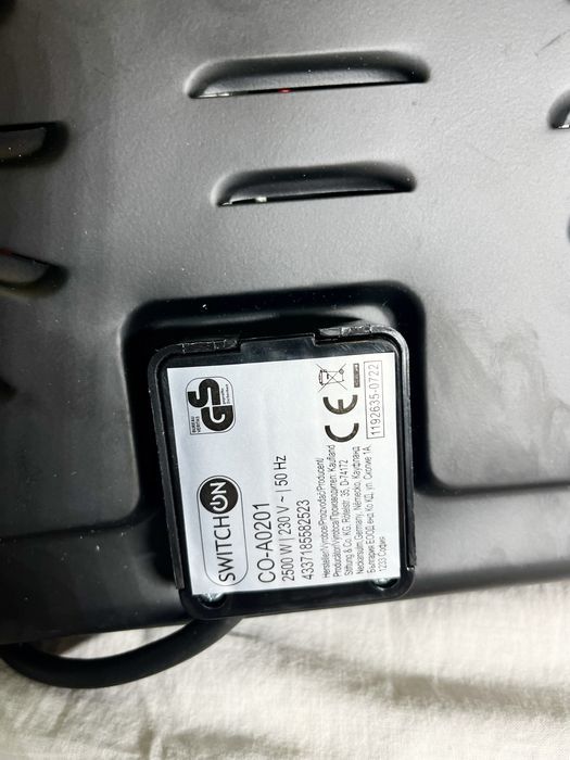 Настольная электрическая плита! Двойная Swich On 2500Вт из Германии!