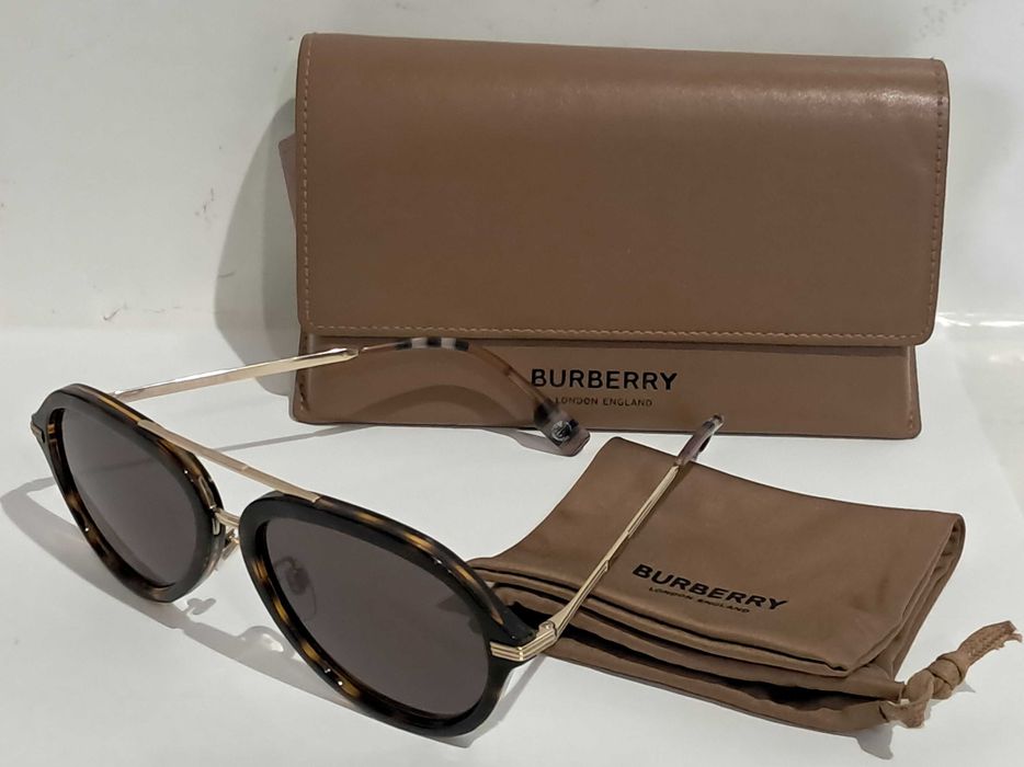 Okulary przeciwsłoneczne BURBERRY 4377 DARK HAVANA i etui