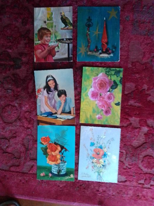 Postais antigos comemorativos década 60 e 70