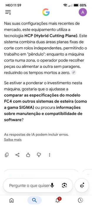 Máquina de corte  industrial Teseo