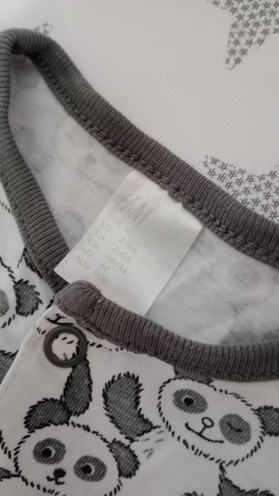Pajacyk niemowlęcy dla chłopca 62 H&M