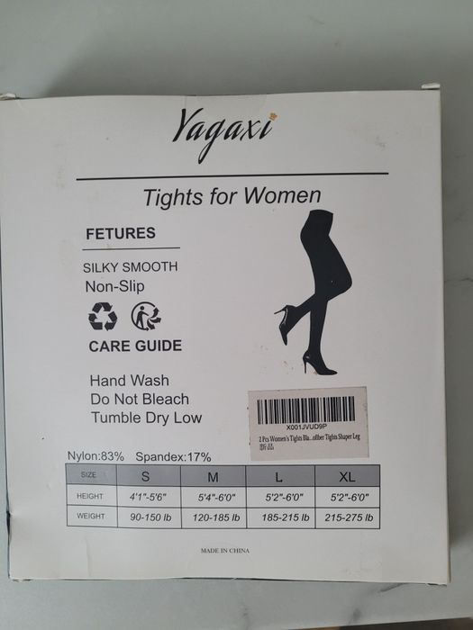 Rajstopy damskie dwie sztuki czarne bordowe i bordowe